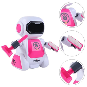 اسباب بازی ربات کنترلی نظافتچی صورتی SMART CLEANING ROBOT مدل T21B-2629 _اسباب بازی ربات